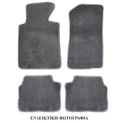 Πατάκια Αυτοκινήτου Μοκέτα Για ΒΜW 5 E39 1995-2003 Γκρι 4 Τεμάχια