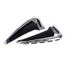 Αεραγωγοί Φτερών Για Bmw X5 F15 13-18 M-Look Χρώμιο / Μαύρο 2 pcs