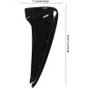 Αεραγωγοί Φτερών Για Bmw X5 F15 13-18 M-Look Χρώμιο / Μαύρο 2 pcs