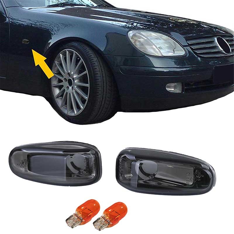 Πλαϊνά Φλας Φτερού Για Mercedes-Benz C W202 96-01 / CLK W208 97-02 / E W124 93-95 / W210 95-03 / SLK R170 96-04 / Vito W638 96-0