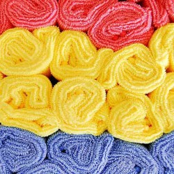 Πετσέτα Γενικής Χρήσης Microfiber V8 Κίτρινο / Ροζ / Μπλε 40x40cm 1 Τεμάχιο