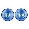 Προβολείς Ομίχλης Universal Μπλε Στρόγγυλοι Ø 10cm H3 12 Volt 55 Watt Με Μπλε Led Angel Eyes 2 Τεμάχια