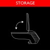 Κονσόλα Χειροφρένου Τεμπέλης Με Βάση Armster 2 Για Nissan Note 06-12 Ασημί Χρώμα Σετ 2  Τεμάχια