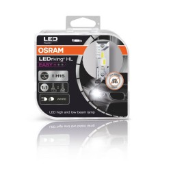 Λάμπες Led H15 Osram LEDriving HL Easy 12volt 3/16watt 1250/250lm 6500k 2 Τεμάχια