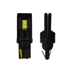 Λάμπες Led T10 12volt 2 Led Λευκό Canbus W5W Auto GS 600664 2 Τεμάχια