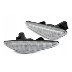 Πλαϊνά Φλας Φτερού Για Mazda 6 Atenza GH 08-12, RX-8 09-12, 5 Premacy CW 10-13, MX5 ND 15+ Led Dynamic Λευκό 2 Τεμάχια