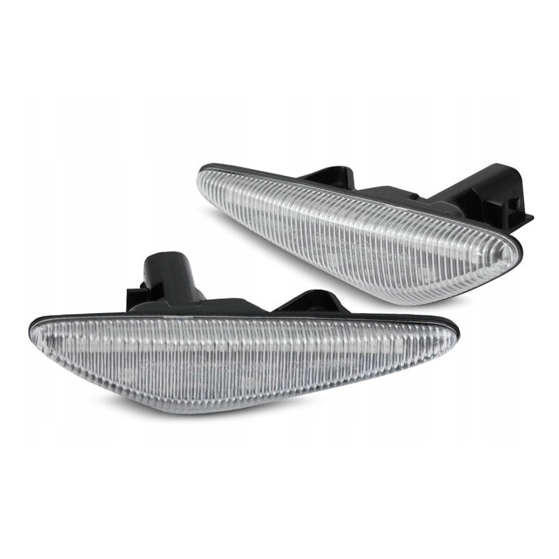 Πλαϊνά Φλας Φτερού Για Mazda 6 Atenza GH 08-12, RX-8 09-12, 5 Premacy CW 10-13, MX5 ND 15+ Led Dynamic Λευκό 2 Τεμάχια