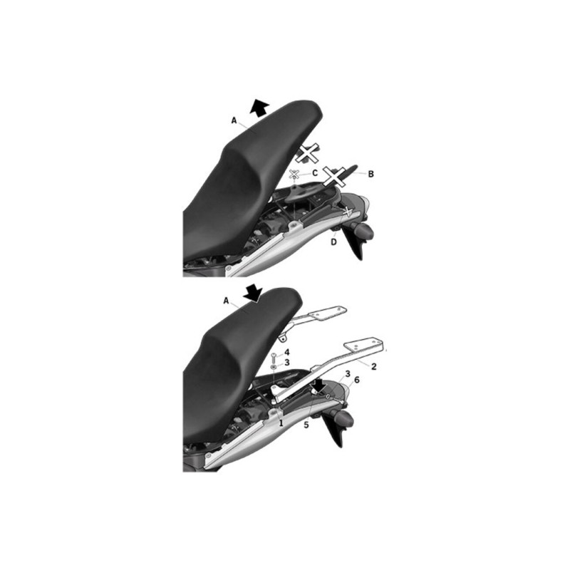 Αξεσουάρ SHAD H0HR67ST TOP MASTER HONDA HORNET CB 600 F '07-10