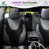 Καλύμματα Αυτοκινήτου Otom Ruby Design Universal Βαμβακερό Ύφασμα Rachel Σετ Εμπρός / Πίσω 11 Τεμαχίων Μαύρο / Γκρι RBY-1202