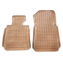 Πατάκια Σκαφάκια 3D Από Λάστιχο Για Bmw 1 E81 , E87 04-11 "Star Diamond" 4 Τεμάχια Μπεζ