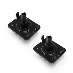 Πλαϊνά Φλας Φτερού Για Jeep Wrangler JK 07-18 Χρώμιο Led 2 Τεμάχια