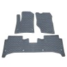 Πατάκια Σκαφάκια 3D Από Λάστιχο Για Porsche Cayenne 1 (9PA) (02-11) / VW Touareg 1 (7L) 02-10 "Star Diamond" 3 Τεμάχια Γκρι