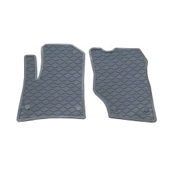 Πατάκια Σκαφάκια 3D Από Λάστιχο Για Porsche Cayenne 1 (9PA) (02-11) / VW Touareg 1 (7L) 02-10 "Star Diamond" 3 Τεμάχια Γκρι