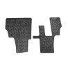 Πατάκια Σκαφάκια 3D Από Λάστιχο Για Bmw X5 E70 07-13 & 7 Θέσιο, F15 13-18 / X6 E71 07-13, F16 15-19 "Star Diamond" 6 Τεμάχια Μαύ