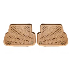 Πατάκια Σκαφάκια 3D Από Λάστιχο Για Audi A6 C6 4F 04-11 "Star Diamond" 4 Τεμάχια Μπεζ