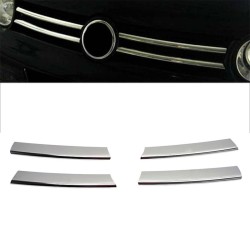 Διακοσμητικά Μάσκας Χρωμίου Για VW Golf IV (4) 98-04 4 Τεμάχια
