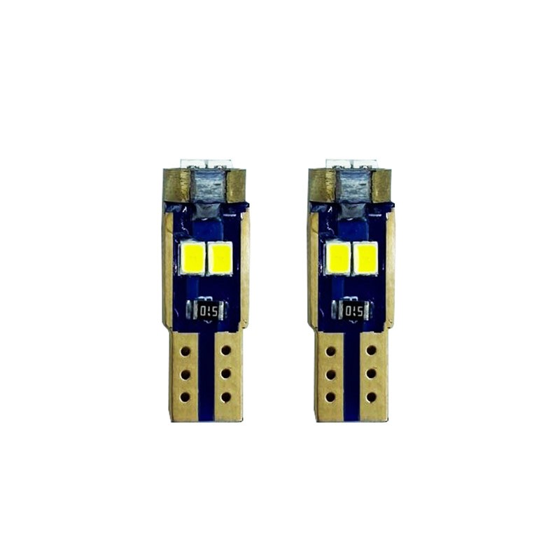 Λάμπες Led T5 12V 6  Smd Hyper Led Canbus 100238 Λευκό Φως 2 Τεμάχια