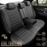 Καλύμματα Αυτοκινήτου Otom Inspire Design Universal Full Δερματίνη Σετ Εμπρός / Πίσω 11 Τεμαχίων Μαύρο Με Γκρι Ραφή INS-3502