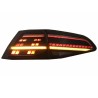 Πισινά Φανάρια Set Για Vw Golf VII 7 & 7.5 11-19 Led Bar Dynamic Facelift 7.5 GTI/R Look Φιμέ VLand