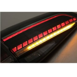 Πισινά Φανάρια Set Για Vw Golf VII 7 & 7.5 11-19 Led Bar Dynamic Facelift 7.5 GTI/R Look Φιμέ VLand