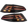 Πισινά Φανάρια Set Για Vw Golf VII 7 & 7.5 11-19 Led Bar Dynamic Facelift 7.5 GTI/R Look Φιμέ VLand