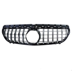 Μάσκα Για Mercedes-Benz B-Class W246 14-18 GT Amg Panamericana Look Μαύρο/Χρώμιο 1 Τεμάχιο