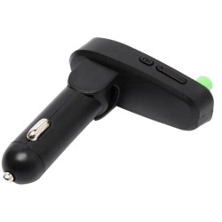 FM Transmitter Με Bluetooth 2 USB Οθόνη LCD Και Τηλεχειριστήριο ALS-A812 12 Volt Μαύρο 1 Τεμάχιο