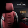 Καλύμματα Αυτοκινήτου Otom "Throne" Universal Λινό Ύφασμα / Rachel / Δερματίνη Σετ Εμπρός / Πίσω 11 Τεμαχίων Κόκκινο / Μαύρο THR
