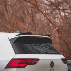 Αεροτομή Οροφής Πρόσθετο Για VW Golf VIII (8) 20+ GTI & R-Line Έκδοση Glossy Black V.2 Maxton Design Από Abs Πλαστικό