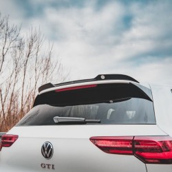 Αεροτομή Οροφής Πρόσθετο Για VW Golf VIII (8) 20+ GTI & R-Line Έκδοση Glossy Black V.2 Maxton Design Από Abs Πλαστικό