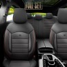 Καλύμματα Αυτοκινήτου Otom Inspire Design Universal Full Δερματίνη Σετ Εμπρός / Πίσω 11 Τεμαχίων Μαύρο Με Κόκκινη Ραφή INS-3503