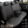 Καλύμματα Αυτοκινήτου Otom Inspire Design Universal Full Δερματίνη Σετ Εμπρός / Πίσω 11 Τεμαχίων Μαύρο Με Κόκκινη Ραφή INS-3503