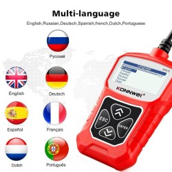 Διαγνωστικό Αυτοκινήτων Ψηφιακό OBDII / EOBD Scanner Konnwei KW310