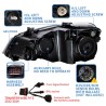 Μπροστινά Φανάρια Set Για Vw Polo 6R/6C 09-17 DRL Tube & Dynamic Φλας H7 Με Μοτέρ V-Land
