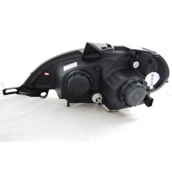 Φανάρια εμπρός led για Mercedes ML W163 (1998-2001) - μαύρα , με λάμπες (Η1) - σετ 2τμχ.