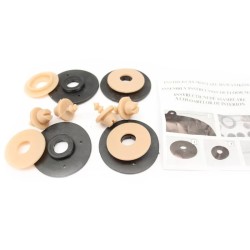 Πατάκια Σκαφάκια 3D Από Λάστιχο TPE Για ΒΜW X5 E70 2006-2012 / X5 2007- 4 Τεμάχια Μπεζ Rezaw Plast