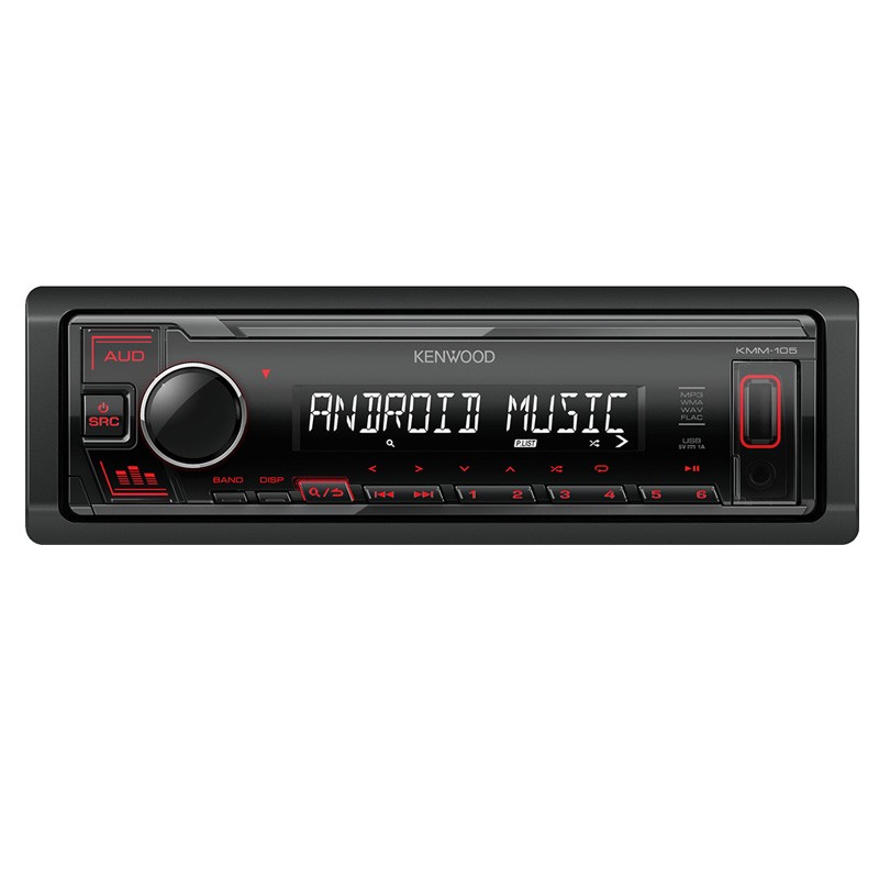 Radio Usb Aux 1 Din Kenwood 4x50 Watt ΚΜΜ-105RY