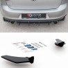 Splitters Πίσω Προφυλακτήρα Δεξιά & Αριστερά Για VW Golf VII (7) GTI 2013-2016 Μαύρο Maxton Design 2 Τεμάχια