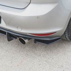 Splitters Πίσω Προφυλακτήρα Δεξιά & Αριστερά Για VW Golf VII (7) GTI 2013-2016 Μαύρο Maxton Design 2 Τεμάχια