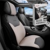 Ημικάλυμμα Αυτοκινήτου Otom "Exclusive" Από Λινό Ύφασμα Με Δερματίνη Μπεζ / Μαύρο EXLN-103 1 Τεμάχιο
