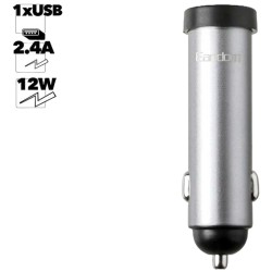 Φορτιστής Αναπτήρα Αυτοκινήτου Με 1 Θύρα Usb 2.4A 12/24V Earldom Fast Charger
