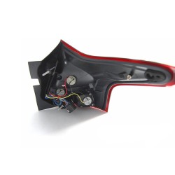 Πισινά Φανάρια Set Για Ford Focus 11-14 Hatchback Led Bar  Κόκκινο/Smoke JunYan