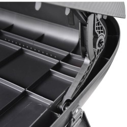 Μπαγκαζιέρα Οροφής Αυτοκινήτου Artplast 480lt Carbon Με Διπλό Άνοιγμα