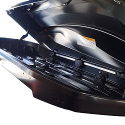 Μπαγκαζιέρα Οροφής Αυτοκινήτου Rackit Star 480lt Μαύρη Γυαλιστερή Με Διπλό Άνοιγμα & Quick Fix Τοποθέτηση