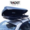 Μπαγκαζιέρα Οροφής Αυτοκινήτου Rackit Star 480lt Μαύρη Γυαλιστερή Με Διπλό Άνοιγμα & Quick Fix Τοποθέτηση