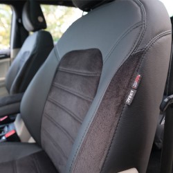 Καλύμματα Αυτοκινήτου Otom Custom Fit Για VW Golf VII (7) 12-20 Sued / Rachel / Δερματίνη Σετ Εμπρός / Πίσω 14 Τεμαχίων Μαύρο 56