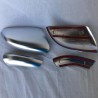 Καπάκια Καθρεφτών Για VW Golf VI (6) 08-12, Touran 10-15 Brushed Aluminium Πάνω-Κάτω Σετ 4 Τεμάχια
