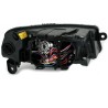 Φανάρια εμπρός για Audi A6 (2004-2007) με led φώτα ημέρας - chrome , χωρίς λάμπες (Η7) - σετ 2τμχ.
