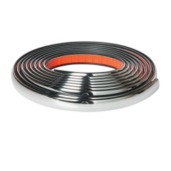 Διακοσμητικό Τριμ Χρωμίου "Racesport" 5 μέτρα χ 20mm