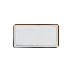 Αντανακλαστικό Αυτοκόλλητο 56mm x 39mm Proplast Πορτοκαλί 26113101 1 Τεμάχιο